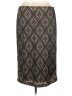 Renee C. Argyle Gray Casual Skirt Size L - photo 2