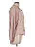 Democracy Pink Long Sleeve Blouse Size L - photo 4