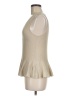 RACHEL Rachel Roy Tan Sleeveless Top Size M - photo 5