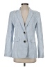 Ann Taylor Checkered-gingham Blue Blazer Size 4 - photo 1