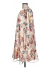 Ann Taylor LOFT 100% Polyester Floral Ivory Casual Dress Size 10 - photo 5