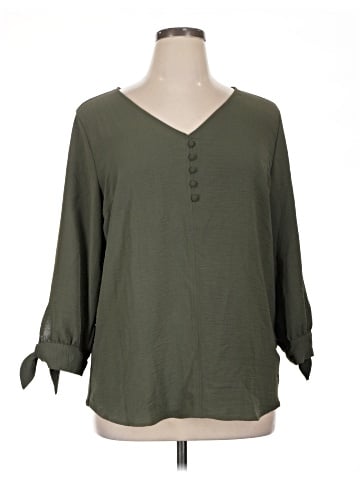 Fortune + Ivy 3/4 Sleeve Blouse (view 1)