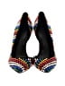 INC International Concepts Color Block Black Heels Size 7 - photo 2