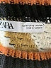 Zara Aztec Or Tribal Print Color Block Marled Stripes Brown Poncho Size S - photo 7