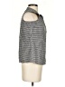 Talbots Houndstooth Gray Sleeveless Button-Down Shirt Size P (petite) - photo 4