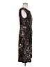 Connected Apparel Animal Print Brown Cocktail Dress Size M (estimated) - photo 4