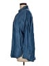 Lou & Grey Blue Long Sleeve Button-Down Shirt Size M - photo 5