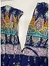 Moxeay 100% Viscose Paisley Blue Romper Size S - photo 5