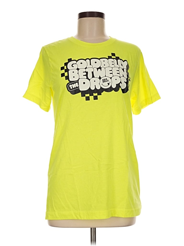 Pre-owned Bella+canvas Short Sleeve T-shirt In Yellow