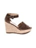 Wild Diva Brown Wedges Size 10 - photo 1