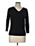 Diva by Dana Buchman Black Silk Pullover Sweater Size L - photo 1
