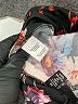 Versona Floral Black Casual Skirt Size M - photo 5
