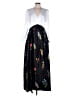 Sachin + Babi 100% Polyester Color Block Floral Black Cocktail Dress Size 10 - photo 1