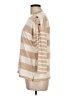 Talbots 100% Cotton Stripes Tan 3/4 Sleeve Top Size L - photo 5