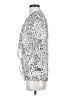 Chico's 100% Polyester Silver White Kimono Size S - photo 5
