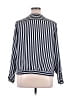 Worthington 100% Polyester Stripes Black 3/4 Sleeve Blouse Size 1X - photo 2