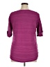 Apt. 9 Purple 3/4 Sleeve Top Size 0X - photo 2