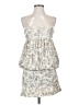 Zara 100% Polyester Paisley Ivory Cocktail Dress Size S - photo 1