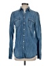 J.Crew Blue Long Sleeve Button-Down Shirt Size 4 (tall) - photo 1
