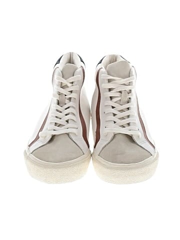 Madewell Sidewalk High-Top Sneakers in Colorblock Leather (view 2)