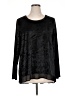 Great Northwest Indigo Black Long Sleeve Blouse Size 1X - photo 1