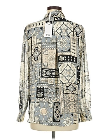 Rose + Olive Long Sleeve Blouse (view 2)