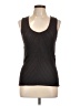 Andre Oliver 100% Viscose Brown Black Sleeveless Top Size L - photo 1