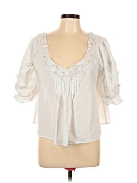 Free People 3/4 Sleeve Blouse
