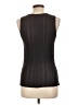 Andre Oliver 100% Viscose Brown Black Sleeveless Top Size L - photo 2
