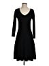 Neiman Marcus Solid Black Casual Dress Size S - photo 1