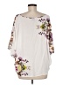 Indigo Collection Ivory 3/4 Sleeve Blouse Size M (estimated) - photo 2