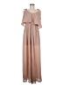 showpo 100% Polyester Tan Casual Dress Size 6 - photo 1