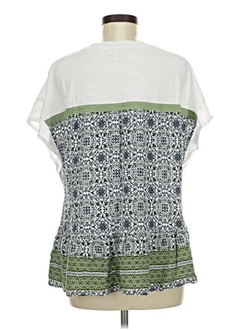 Cotton Bleu Short Sleeve Top (view 2)
