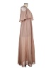 showpo 100% Polyester Tan Casual Dress Size 6 - photo 4