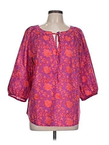 Ann Taylor LOFT 3/4 Sleeve Blouse (view 1)