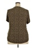 Old Navy Animal Print Brown Short Sleeve T-Shirt Size XXL - photo 2