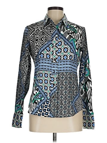 PaperWhite Long Sleeve Blouse (view 1)