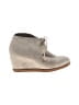 Cole Haan 100% Leather Solid Gray Wedges Size 7 1/2 - photo 1