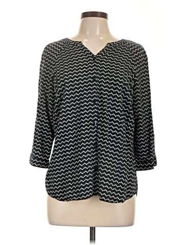 Christopher & Banks 3/4 Sleeve Blouse (view 1)