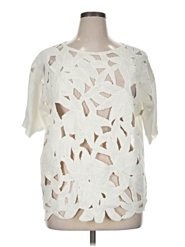 Marina Rinaldi Short Sleeve Top (view 1)