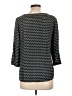 Christopher & Banks 100% Rayon Black 3/4 Sleeve Blouse Size L - photo 2