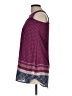 Eyeshadow 100% Polyester Burgundy Sleeveless Blouse Size 10 - photo 5