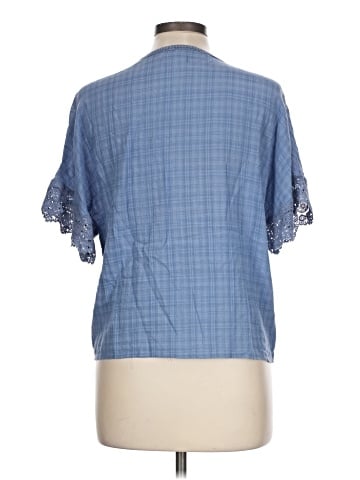 Max Studio Short Sleeve Blouse (view 2)