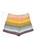 Saylor Color Block Gray Shorts Size M - photo 2