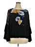 Alfani 100% Polyester Black 3/4 Sleeve Blouse Size 2X - photo 1