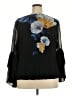 Alfani 100% Polyester Black 3/4 Sleeve Blouse Size 2X - photo 2