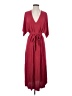 Mango Burgundy Casual Dress Size 4 - photo 1