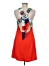 Lulus 100% Polyester Color Block Orange Casual Dress Size M - photo 2
