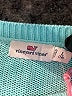 Vineyard Vines 100% Cotton Teal Blue Sweatshirt Size 14 - photo 3