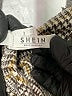 Shein 100% Polyester Plaid Gray Jacket Size XXL (estimated) - photo 6